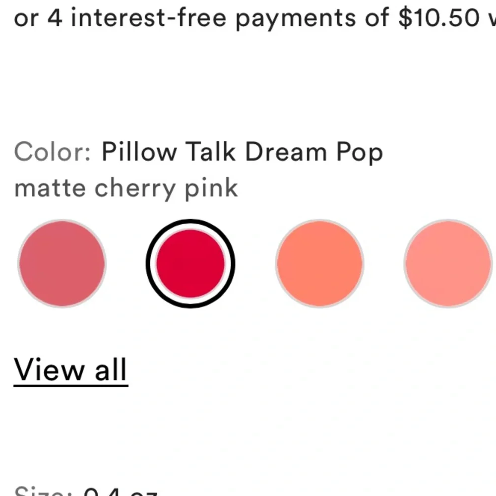 Charlotte Tilbury ‘Pillow Talk Dream Pop’ Matte Beauty Blush Wand - Picture 9 of 9